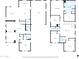 Detailed floor plan showing the layout of both floors, including bedrooms, bathrooms, and living areas at 2987 E Powell Way, Gilbert, AZ 85298
