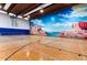 The community basketball court is an indoor venue with a painted mural wall at 3031 N Civic Center Plz # 205, Scottsdale, AZ 85251