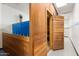 A look inside the locker room and a wood sauna, a comforting amenity at 3031 N Civic Center Plz # 205, Scottsdale, AZ 85251