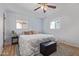 Comfortable bedroom with natural light, neutral tones, and ceiling fan at 3607 N 21St Ave, Phoenix, AZ 85015