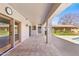 A covered patio with tiled flooring offering seamless indoor-outdoor living at 4066 E Grandview St, Mesa, AZ 85205