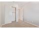 Bedroom with carpeted floors, a closet with sliding doors, and neutral paint at 4444 E Bethena St, Gilbert, AZ 85295