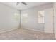Comfortable bedroom with carpet, windows and neutral color palette offers a serene and relaxing atmosphere at 4444 E Bethena St, Gilbert, AZ 85295