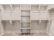 Spacious walk-in closet with carpeted floors, shelving, and rods for ample storage space at 4444 E Bethena St, Gilbert, AZ 85295