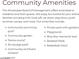List of community amenities including pool, garden, tennis courts, and event centers at 4701 E Walatowa St, Phoenix, AZ 85044