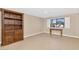 Spacious bedroom featuring a ceiling fan, mountain views, and wooden furniture at 6019 E Windsor Ave, Scottsdale, AZ 85257