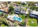 Backyard oasis with a pool and entertainment area at 726 W El Camino W Dr, Phoenix, AZ 85021