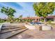 Central community area featuring a tiered fountain and inviting green spaces at 8401 N 84Th Pl, Scottsdale, AZ 85258