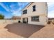 Spacious backyard featuring a low-maintenance landscape, offering potential for customization at 9544 E Theia Dr, Mesa, AZ 85212