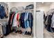 Spacious walk-in closet with ample storage for clothes, shoes, and accessories at 9544 E Theia Dr, Mesa, AZ 85212