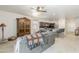 Open concept living room offering an inviting space that seamlessly connects with the kitchen at 1189 E Tyler Ln, Casa Grande, AZ 85122