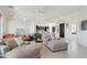 Spacious living room featuring modern furnishings, an open layout, and plenty of natural light at 29534 N 128Th Ln, Peoria, AZ 85383