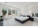 Bright bedroom with large windows, a king-size bed, and minimalist decor at 29534 N 128Th Ln, Peoria, AZ 85383