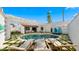 Beautiful pool with lounge chairs and unique design, perfect for relaxation and entertainment at 2629 S Country Club Way, Tempe, AZ 85282