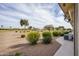 Enjoy a stunning view of the lush golf course from the cozy backyard at 2662 S Springwood Blvd # 341, Mesa, AZ 85209