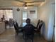 Formal dining area featuring a large table with seating for six, perfect for entertaining at 3307 W Ocotillo Rd, Phoenix, AZ 85017