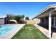 Features a refreshing pool, a convenient storage shed, and a patio for outdoor relaxation at 4631 W Mcrae Way, Glendale, AZ 85308