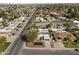 Neighborhood aerial showcasing a well-maintained home with a modern design and desert landscaping at 5202 E Marconi Ave, Scottsdale, AZ 85254