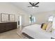 Spacious bedroom features stylish décor, dresser, and a comfortable queen bed at 5202 E Marconi Ave, Scottsdale, AZ 85254