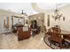 Cozy living room features comfortable seating and a dining area, perfect for relaxing and entertaining at 5370 S Desert Dawn Dr # 39, Gold Canyon, AZ 85118
