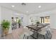 Inviting dining area with view of office, perfect for modern living and entertaining at 8419 N 51St Dr, Glendale, AZ 85302