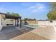 Sparkling pool and patio area provides a refreshing escape in this backyard oasis at 8419 N 51St Dr, Glendale, AZ 85302