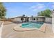 Inviting backyard pool and patio are ideal for summer fun and relaxation at 8419 N 51St Dr, Glendale, AZ 85302