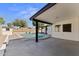 Backyard pool with covered patio area perfect for outdoor entertaining and relaxation at 8419 N 51St Dr, Glendale, AZ 85302