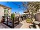 Relaxing backyard featuring a patio, water feature and string lights for evening enjoyment at 9144 W Surrey Dr, Peoria, AZ 85381