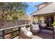 Inviting patio with comfortable chairs, perfect for outdoor relaxation and entertaining at 9144 W Surrey Dr, Peoria, AZ 85381