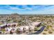 Aerial view of a community with city skyline and a mountain in the background, offering stunning landscape and scenic views at 9716 N 3Rd Dr, Phoenix, AZ 85021