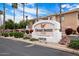 Exterior view of Desert Breeze Villas community sign at 10030 W Indian School Rd # 203, Phoenix, AZ 85037