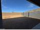 Flat backyard with block wall at 10035 S 23Rd Dr, Phoenix, AZ 85041