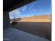 Flat backyard with block wall at 10035 S 23Rd Dr, Phoenix, AZ 85041