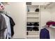 Closet with clothes and shelving at 10960 E Monte Ave # 131, Mesa, AZ 85209