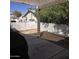Covered patio with a view of the backyard and surrounding landscaping offering a relaxing outdoor space at 11411 N 91St Ave # 175, Peoria, AZ 85345