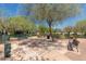 Charming park area with benches around a mature tree, offering a shaded spot for relaxation at 22644 W Mohave St, Buckeye, AZ 85326