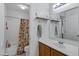 Clean bathroom with updated fixtures, including a tub/shower combination and a sleek vanity at 28014 N Jade St, San Tan Valley, AZ 85143