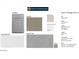Level 1 interior finish package showcasing cabinet, countertop, floor tile, and carpet selections at 36971 W Santa Maria St, Maricopa, AZ 85138