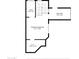 Layout featuring the primary bedroom, bath, walk in closet and balcony at 3845 E Greenway Rd # 230, Phoenix, AZ 85032