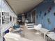 Covered patio with comfortable seating offers a relaxing outdoor space at 44 S Hawes Rd # B7, Mesa, AZ 85208