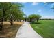 Community park featuring mature trees, a gazebo, and walking path at 6130 E Bramble Berry Ln, Cave Creek, AZ 85331