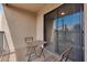 Outdoor balcony space with table and chairs at 715 S Extension Rd # 70, Mesa, AZ 85210