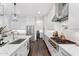 Beautiful kitchen featuring a large island, stainless steel appliances, and ample storage at 9960 E Revolution Dr, Mesa, AZ 85212