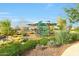 Community playground featuring climbing structure with shade cover surrounded by well maintained desert landscaping at 2330 E Lieber Pl, Phoenix, AZ 85024