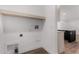 A view of the laundry room with washer and dryer hookups at 2650 W Union Hills Dr # 91, Phoenix, AZ 85027