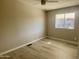 Neutral-toned bedroom features wood flooring and a window at 420 S 98Th Way, Mesa, AZ 85208