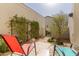 Charming courtyard with desert landscaping, privacy wall, and relaxing ambiance at 7700 E Gainey Ranch Rd # 127, Scottsdale, AZ 85258