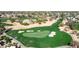 Scenic aerial view of a well-maintained golf course and surrounding lush landscaping at 7700 E Gainey Ranch Rd # 127, Scottsdale, AZ 85258