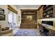 Dedicated office space with custom built-ins and plenty of natural light at 8965 E Mountain Spring Rd, Scottsdale, AZ 85255